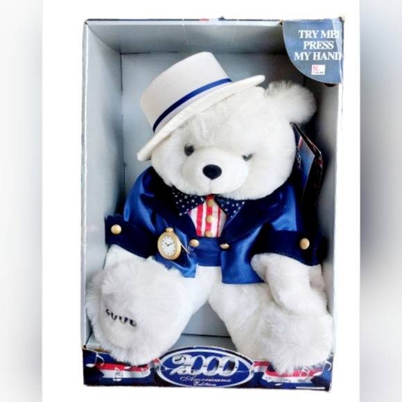 Vintage Large DanDee special‎ edition Americana bear Y2K Collectible - Picture 1 of 8